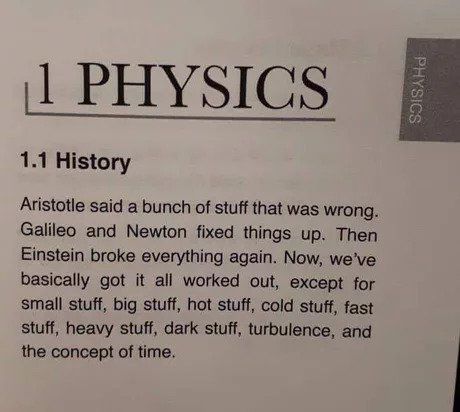 A brief history of physics