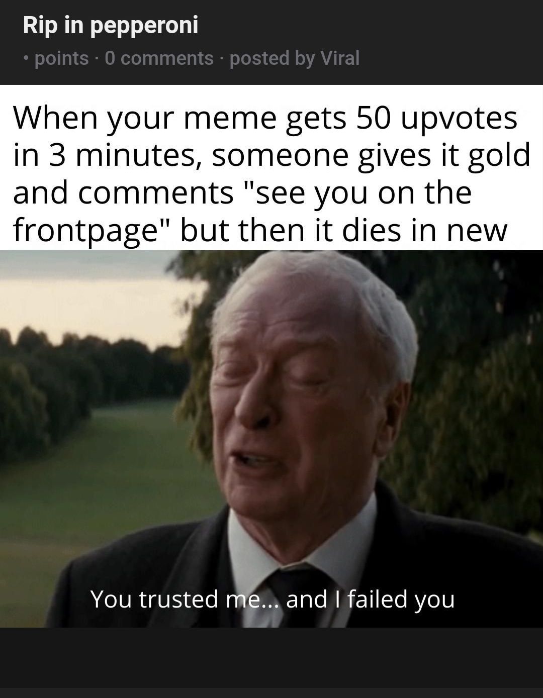 When viral starts crying his meme dies in fresh