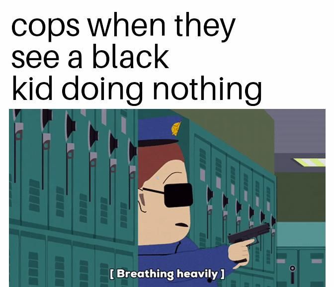 he's just standing there...menacingly!