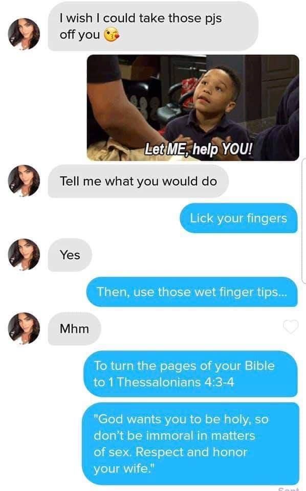 The only good use of wet fingers