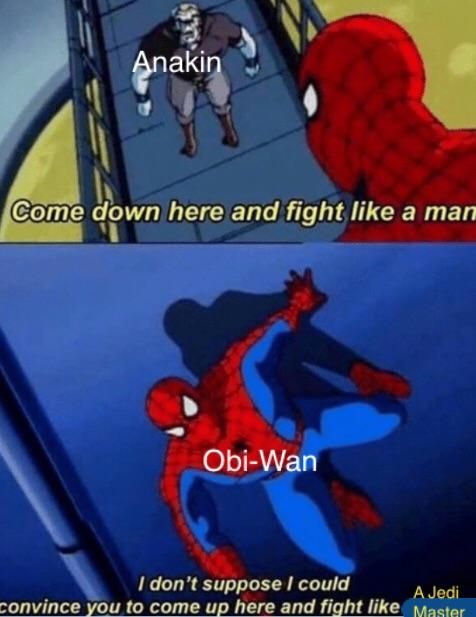 A real man secures the high ground