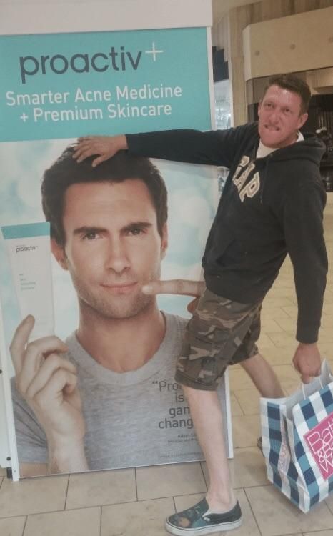 Lest we not forget the Adam Levine Proactive mall kiosks.