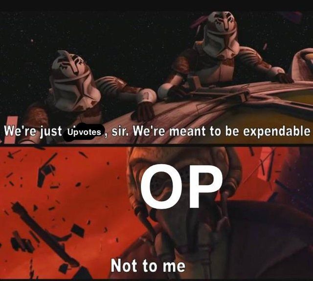 Not to me !