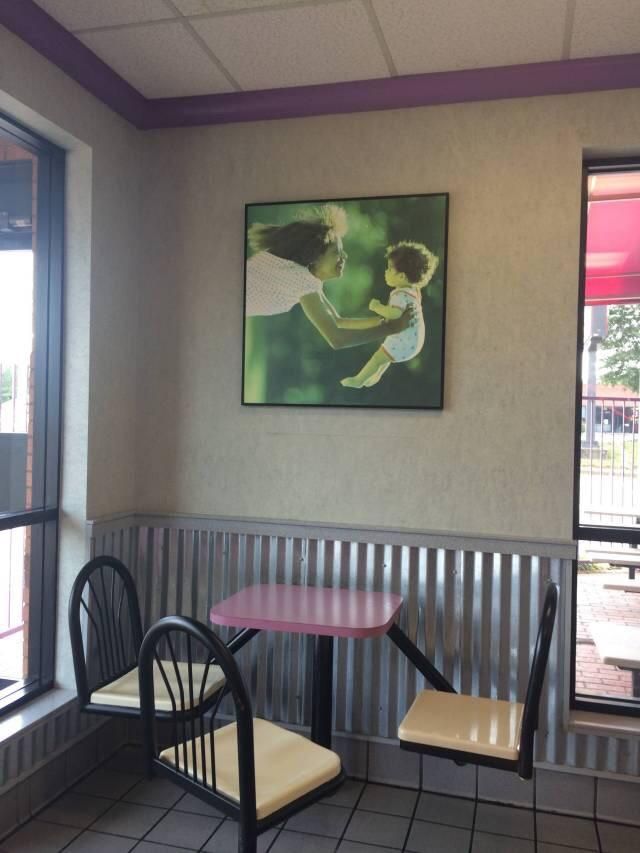 This picture hung sideways in a McDonald’s