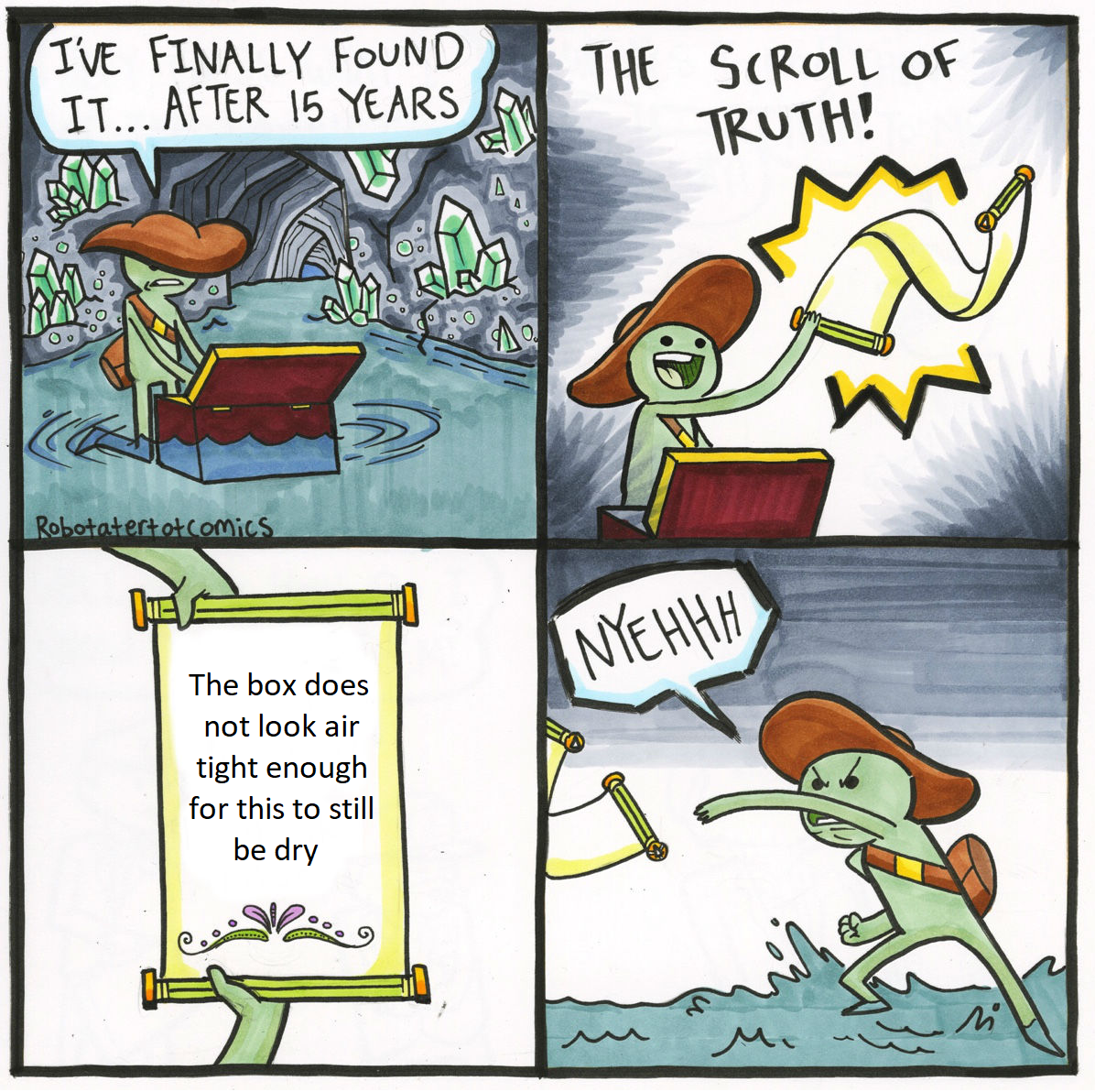 Are we assuming it got washed away too?
