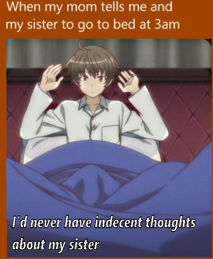 do you have any idea how hard it is to find good anime boners?