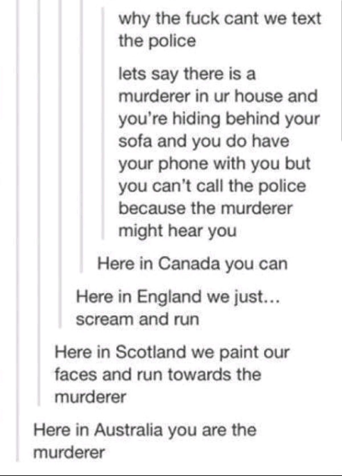 Text the police