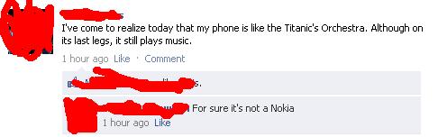 Definitely not a Nokia!