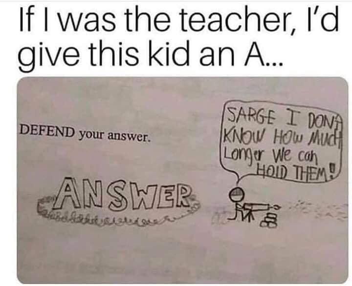 Give this kid an “A”