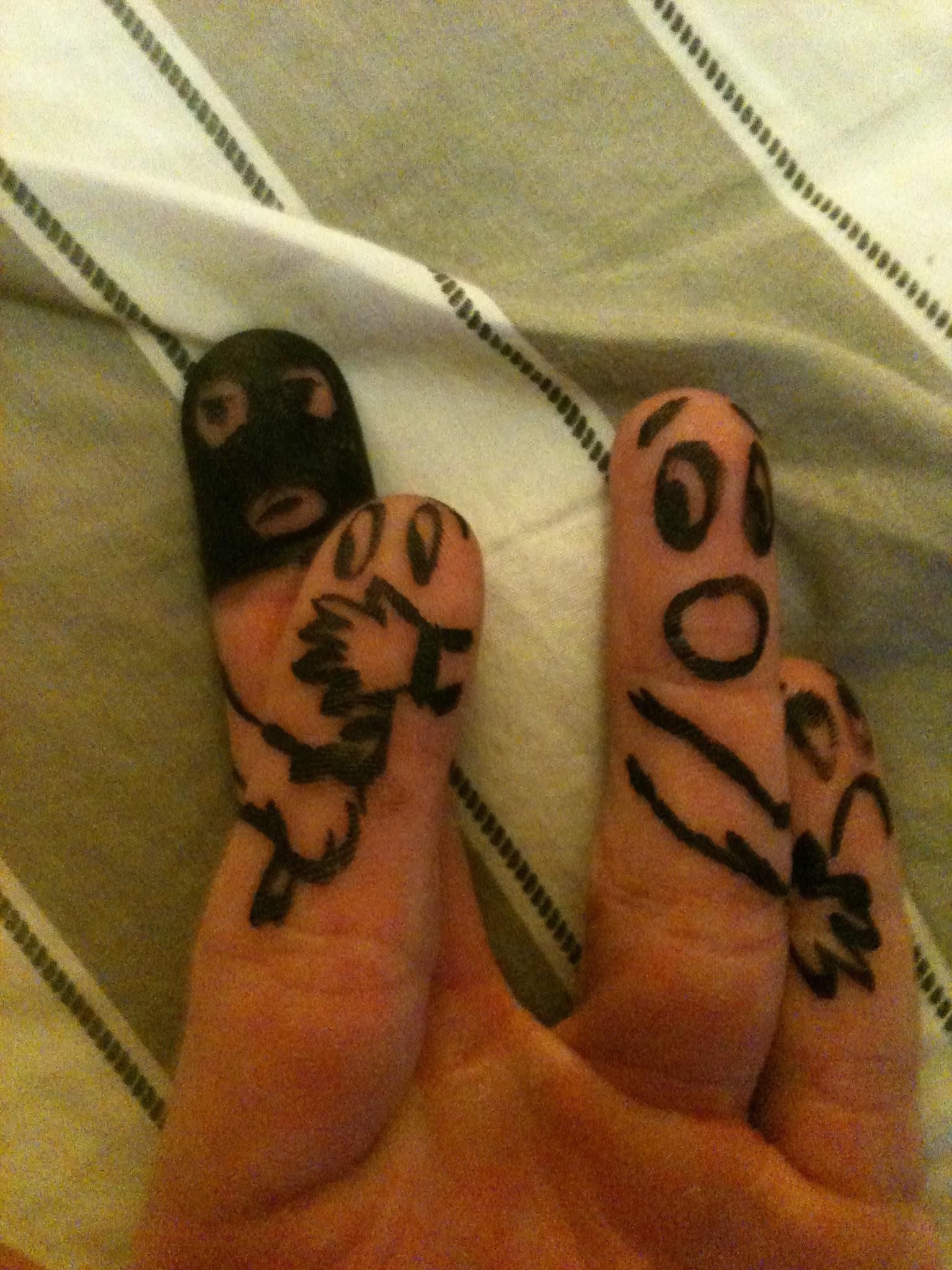 Left my fingers alone for 5 minutes.