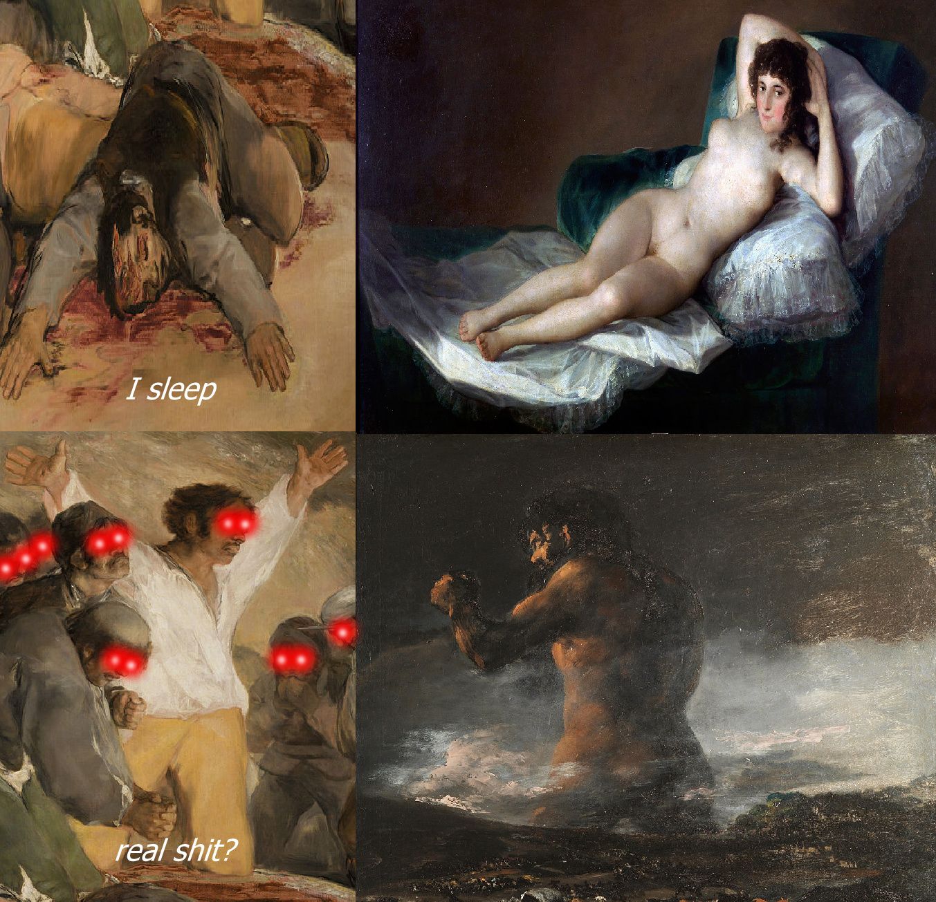 Goya was truly one of the original shitposters