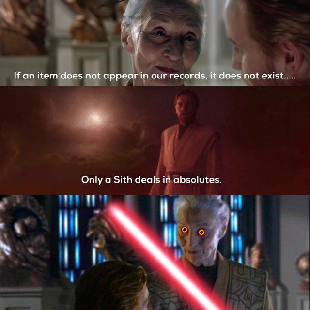 Perhaps the siths are incomplete