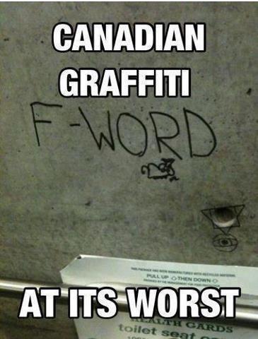 Another act of Canadian Vandalism