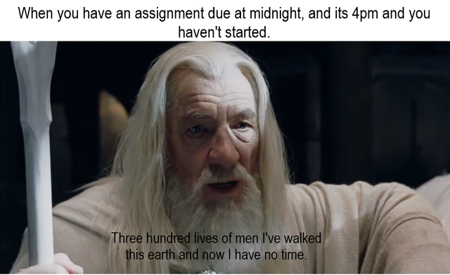 I'm out of time