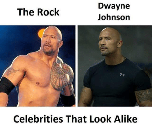 The Rock and Dwayne Johnson