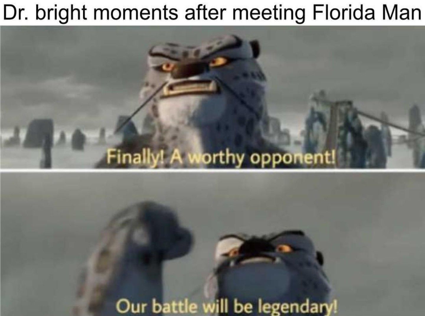 Unstoppable force, meet immovable object