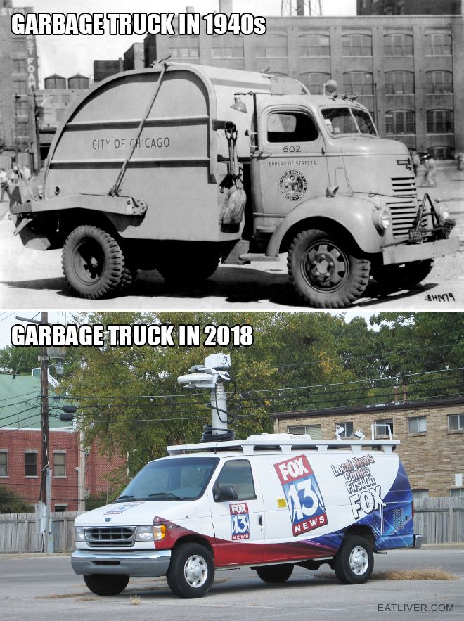 The Evolution of Garbage Trucks