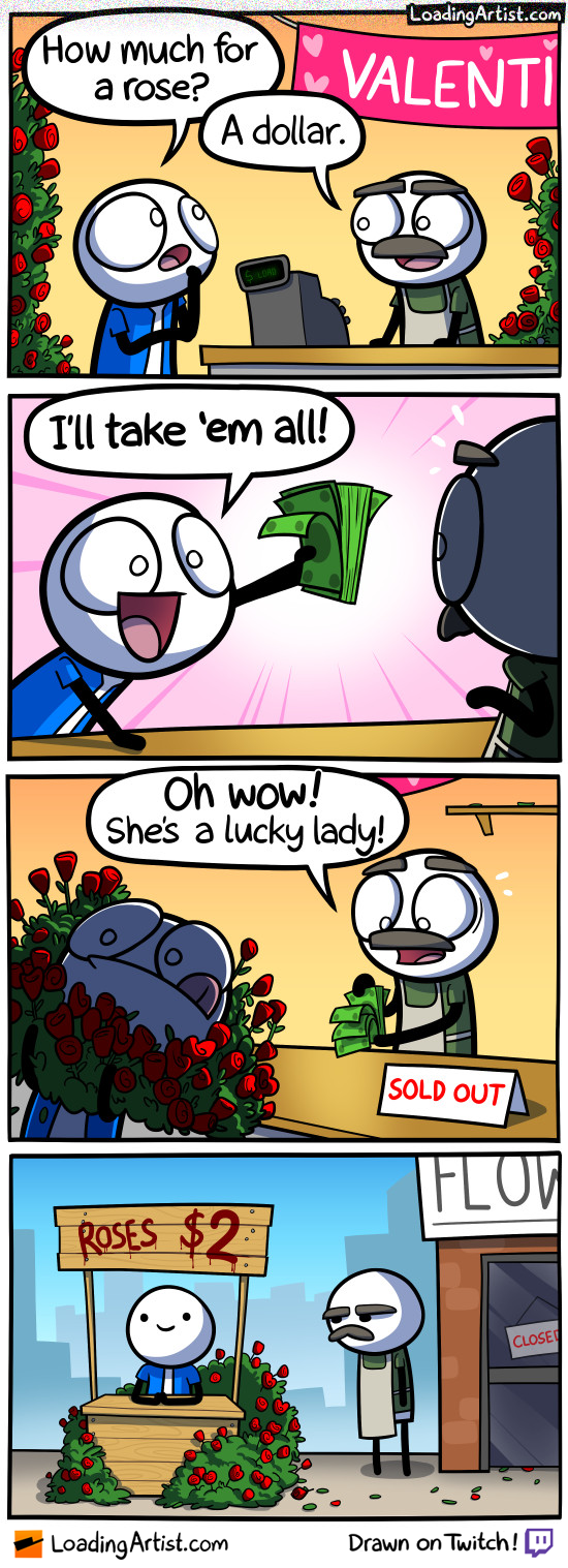 How much for a rose?
