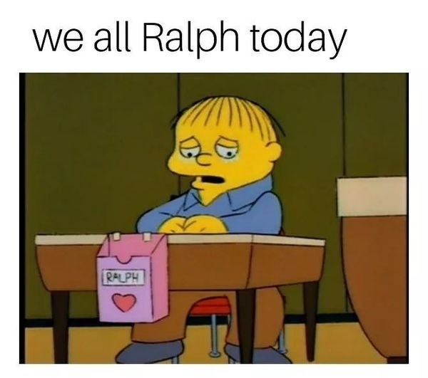 We all Ralph today
