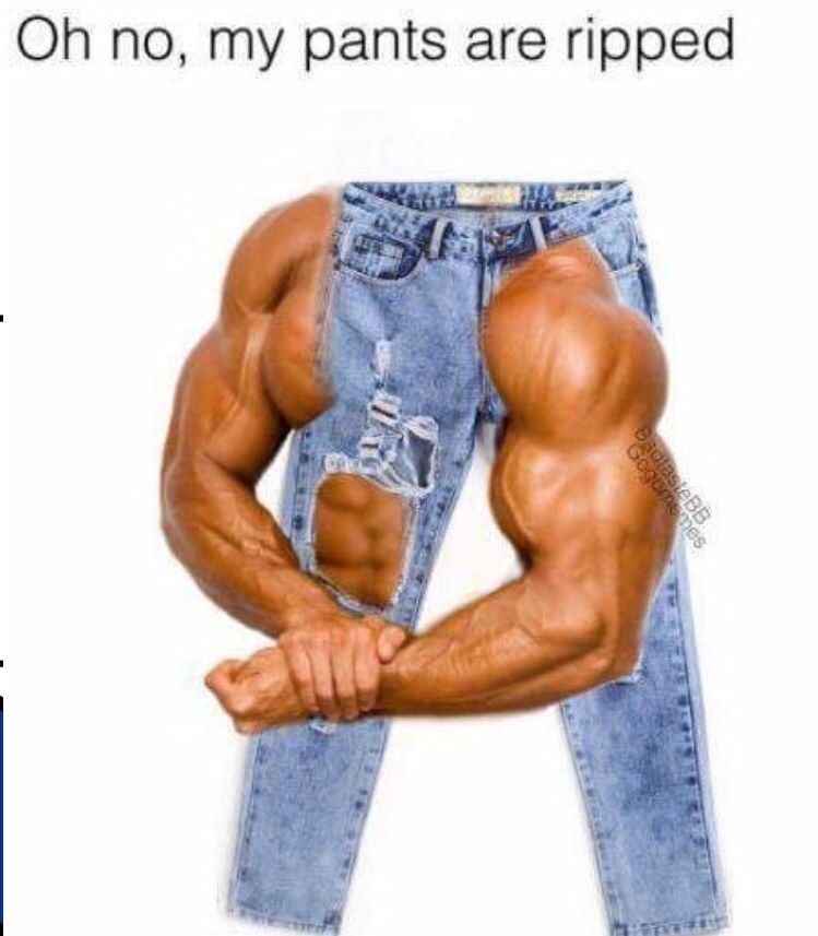 When you spill protein powder on your jeans