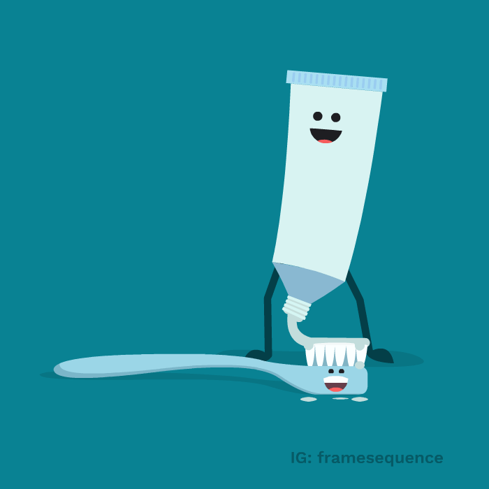 Remember to brush your teeth!