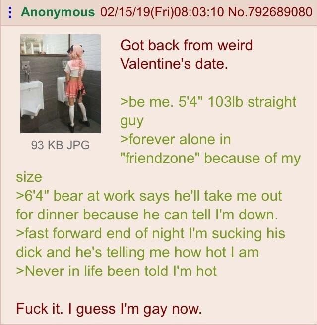 Manlet catches the big gay from a big gay