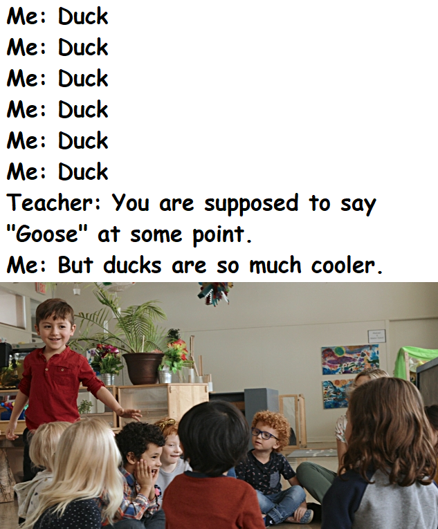 its true ducks are awesome