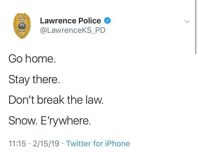 My local Police Dept's social media guy deserves a raise!