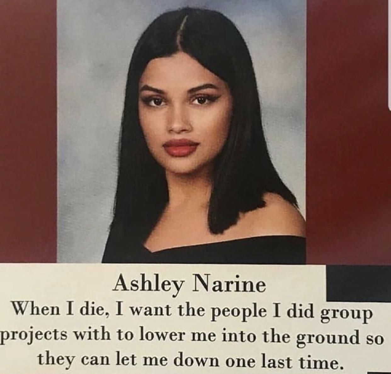 We feel you Ashley