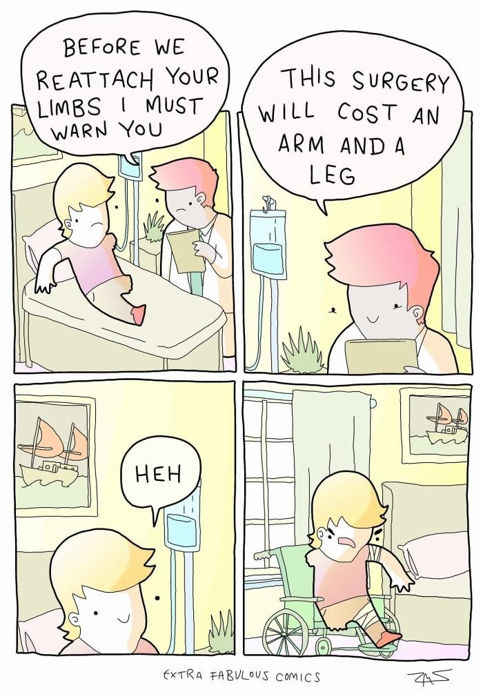 an arm and a leg