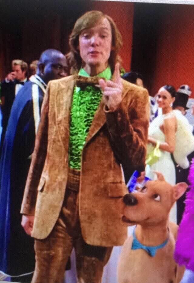 I'm watching Scooby Doo 2 and Shaggy is literally dressed as a blunt right now