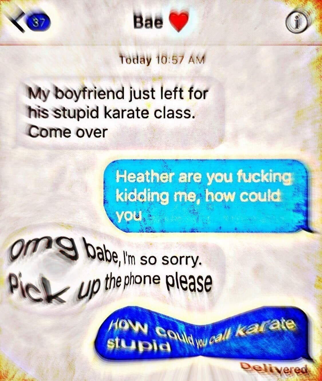 How could you