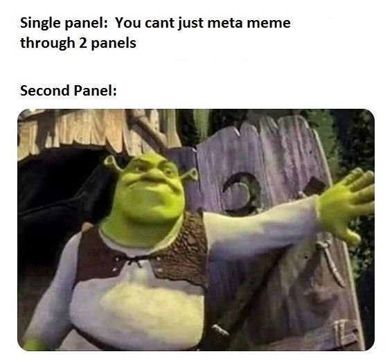 this format has always been a panel within a panel, fite me