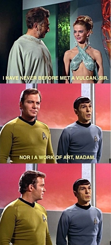 Spock sure was smooth
