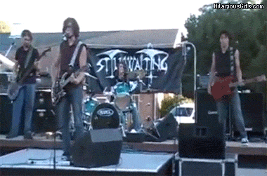 Guitar flip fail