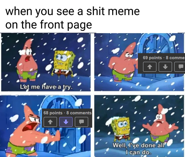 I tried