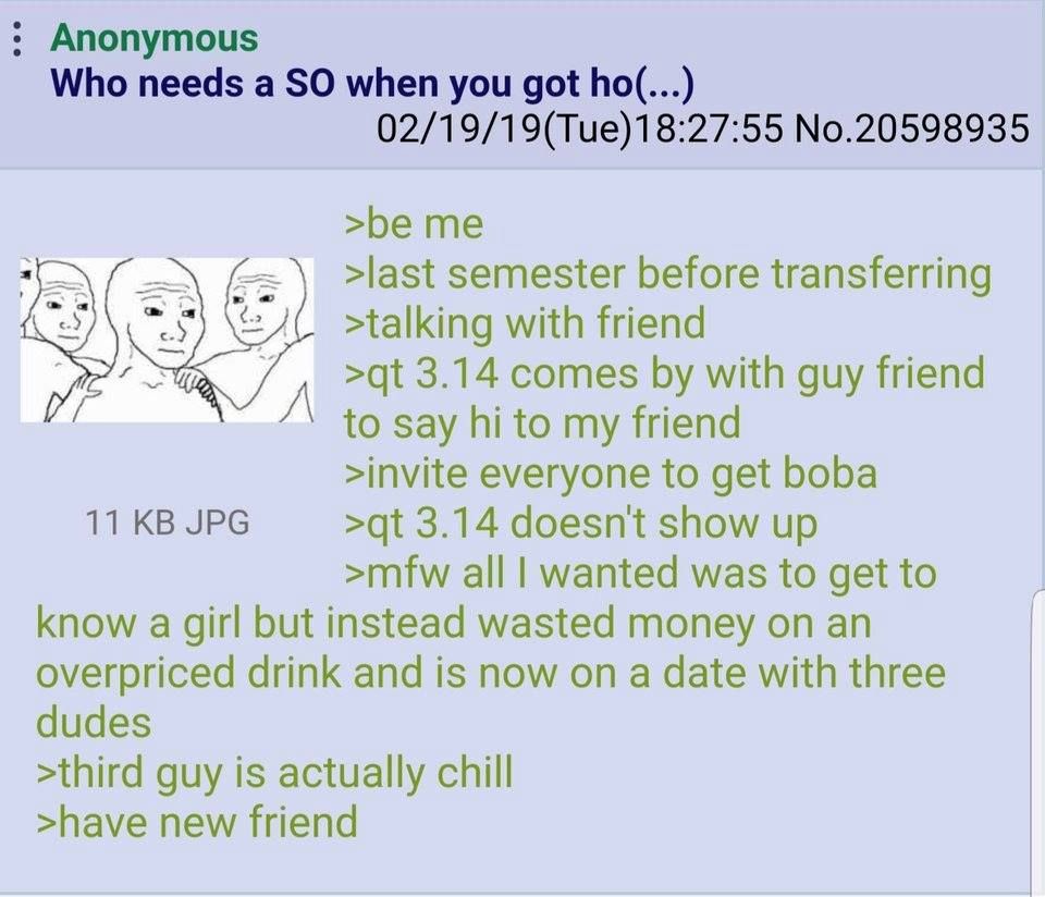 Anon makes a friend
