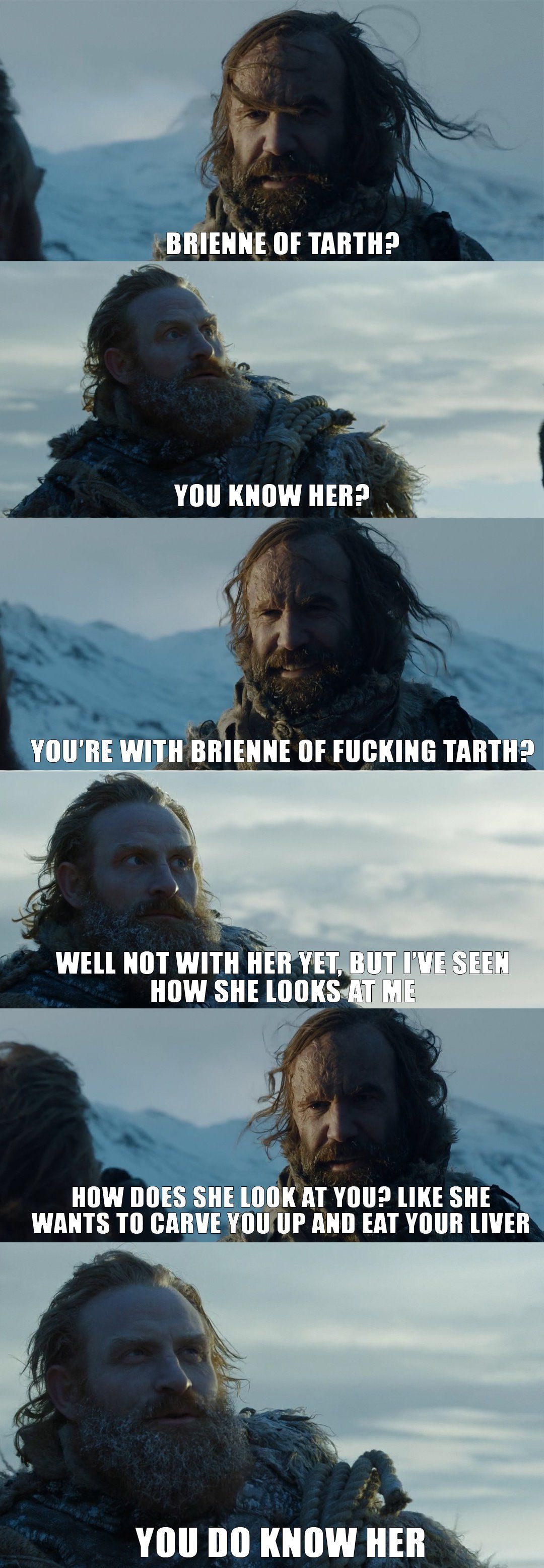 The Brienne of ***ing Tarth..
