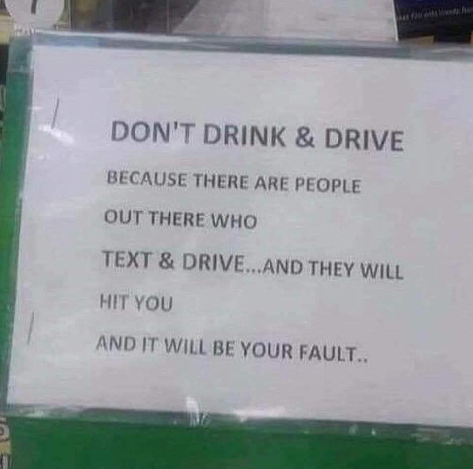 Don’t Drink & Drive