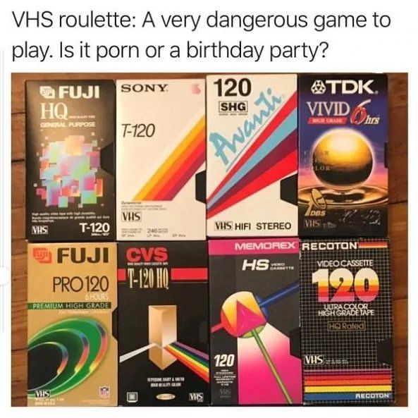 VHS-roulette @its best