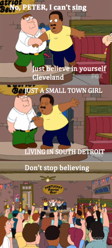 Don't stop believing