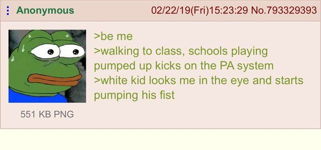 Anon at school