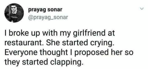 And then everyone stood up and started clap... oh wait