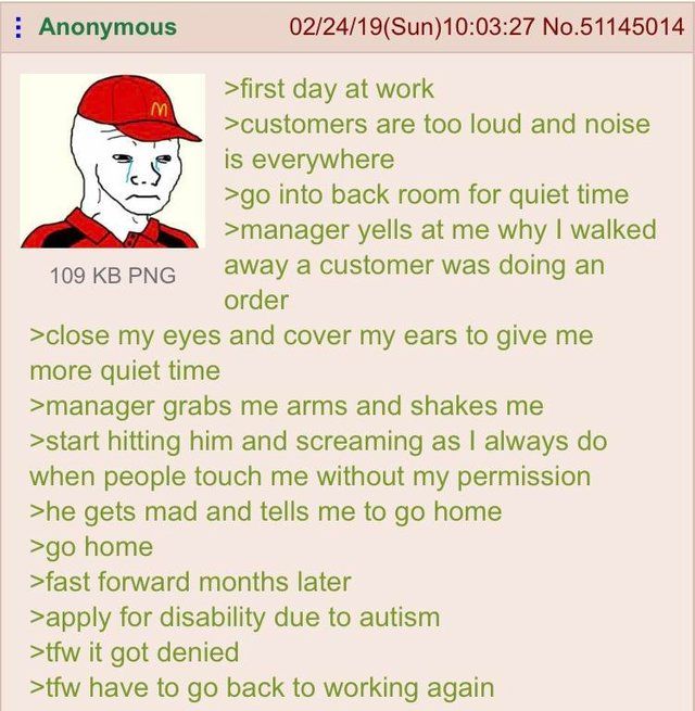Anon at work