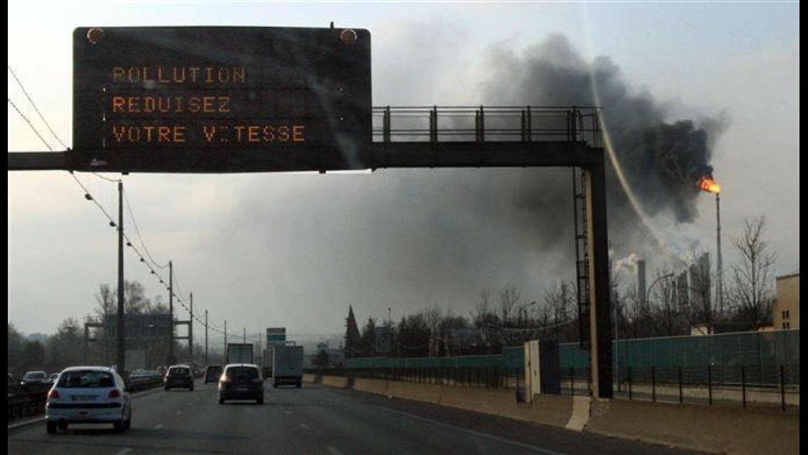 Pollution, please slow down