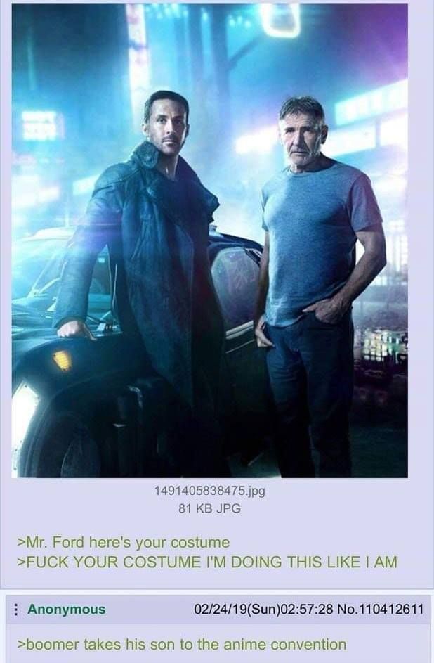 Anon on Harrison Ford