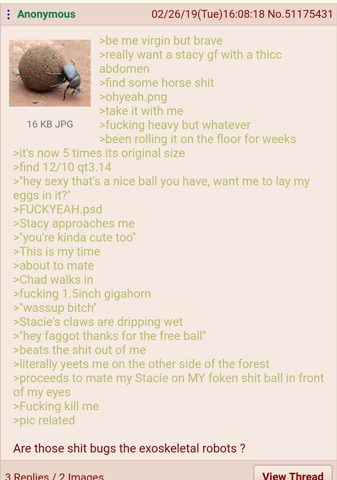 Anon is a virgin