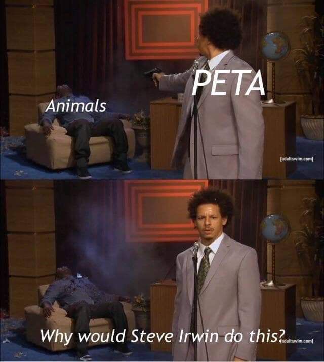 PETA logic strikes again.