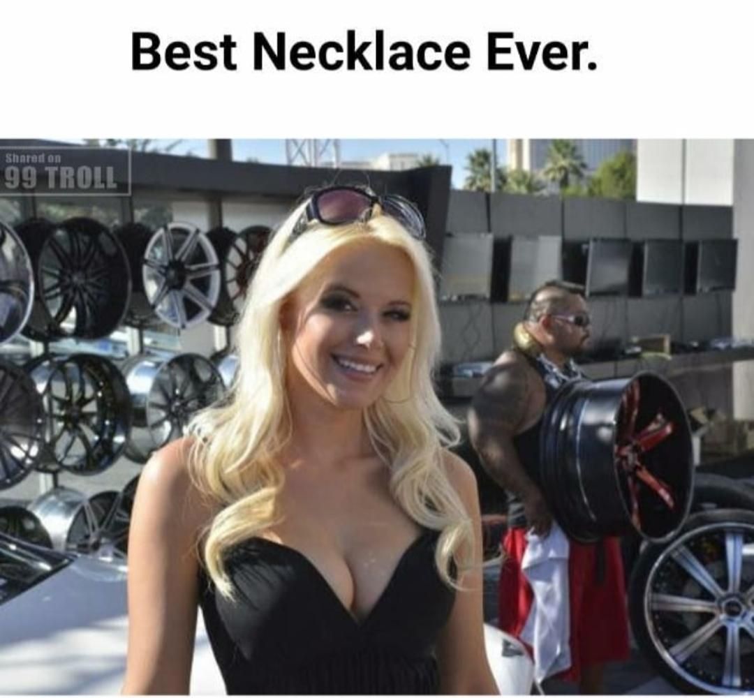 Who cares about necklace here!.