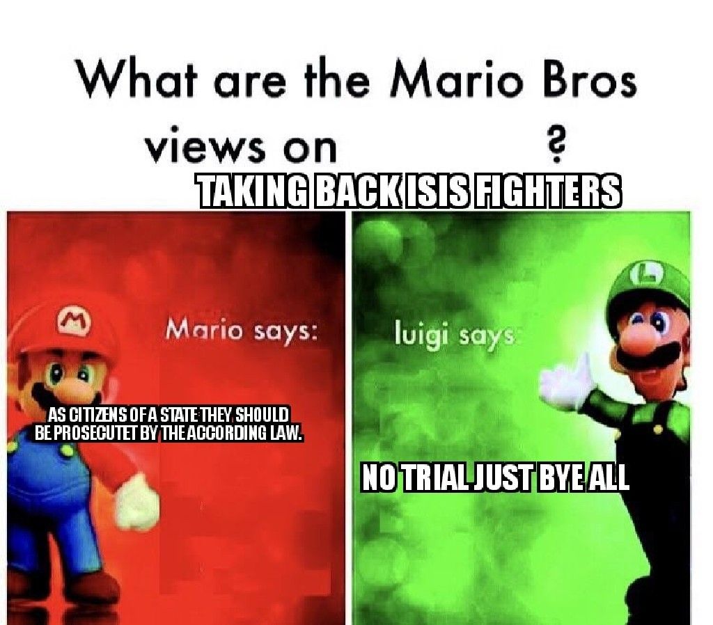 Let's hear Mario Brothers opinion over a controversial topic